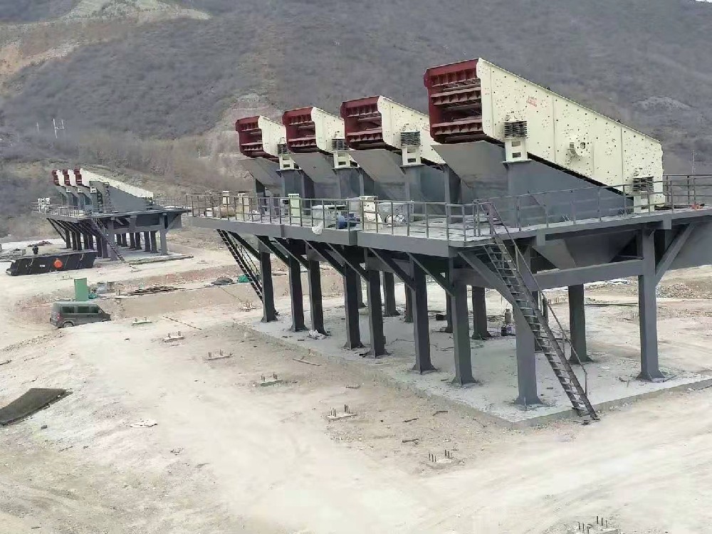 德威克(河南)机械承建安徽绩溪砂石线生产现场